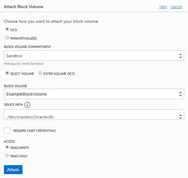 3.6.2 Block Volume을 Instance에 장착하기 TheKoguryo's 기술 블로그